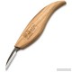 Zite Tools Couteau à Sculpter Lame Droite pour sculpter Tailler Le Bois  B07L4W2Y7C